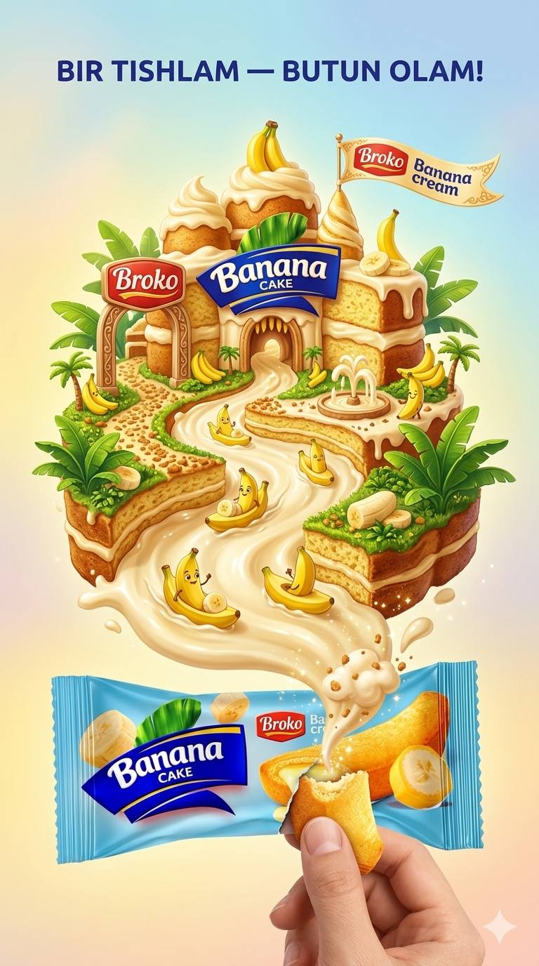 Broko Banana Cake